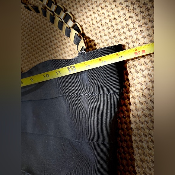 Salvatore Ferragamo Canvas Black Chain Strap Bag - Picture 11 of 17